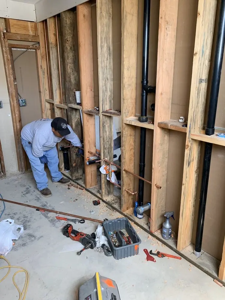 Commercial rough-in plumbing for Gas Line Repair in Florence